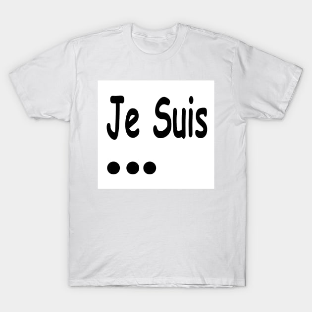 Je Suis Charlie T-Shirt by Colin-Bentham